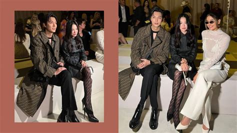 song hye kyo fendi 2022|Lee Min Ho and Song Hye Kyo Front Row at NYFW .